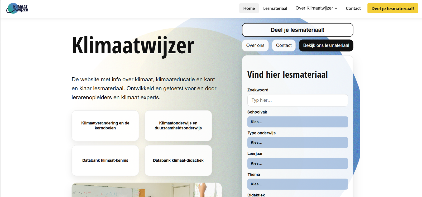 KlimaatWijzer project illustration