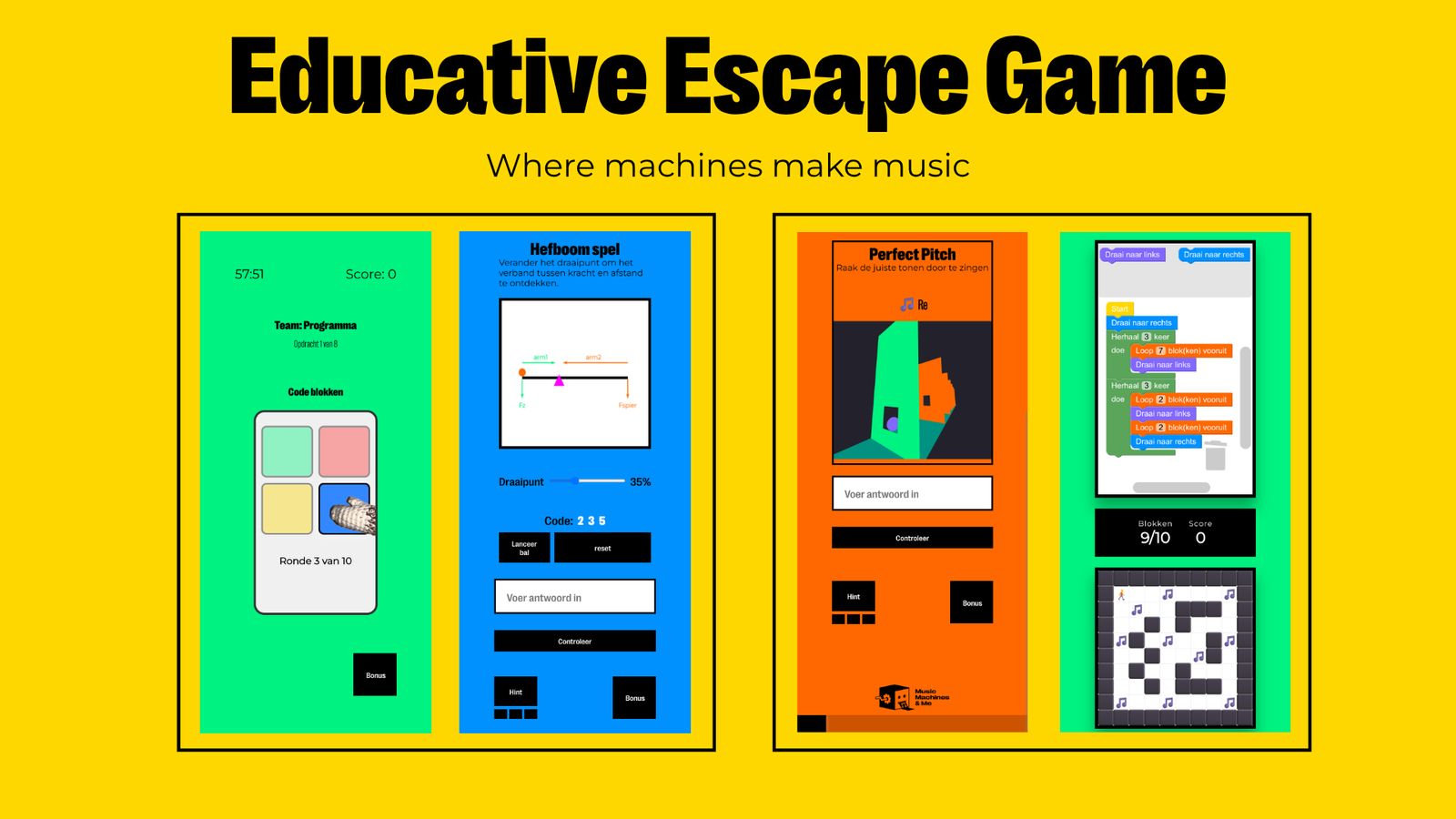 Educative Escape Game project illustration