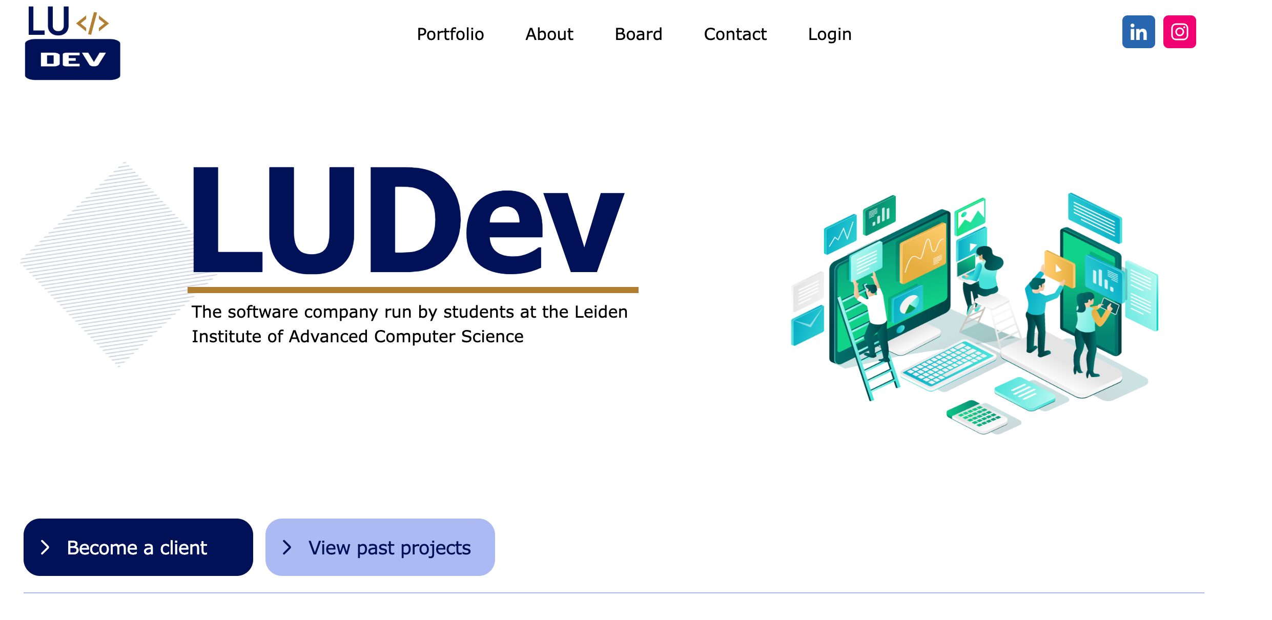 LUdev Website Backend