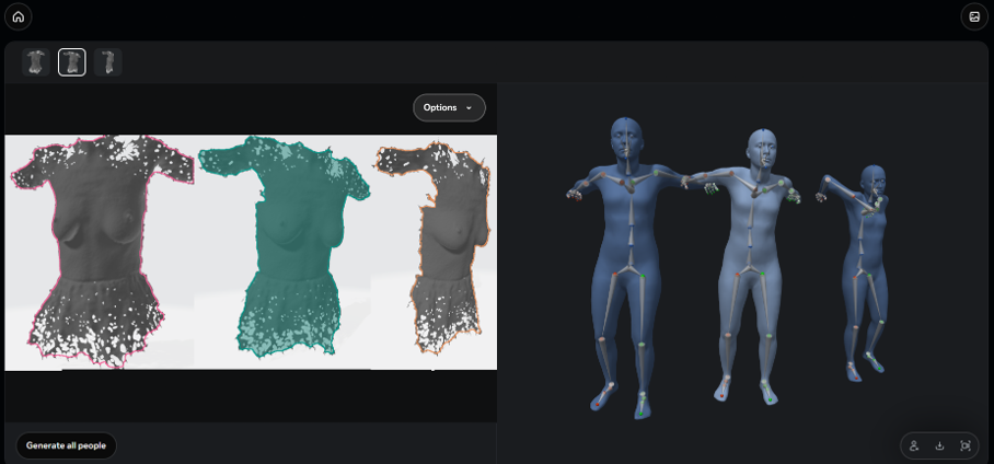 5D Registration of 3D Meshes